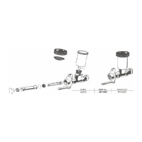 Protex clutch master cylinder Mazda RX-2 RX2 12A 1.1 Rotary